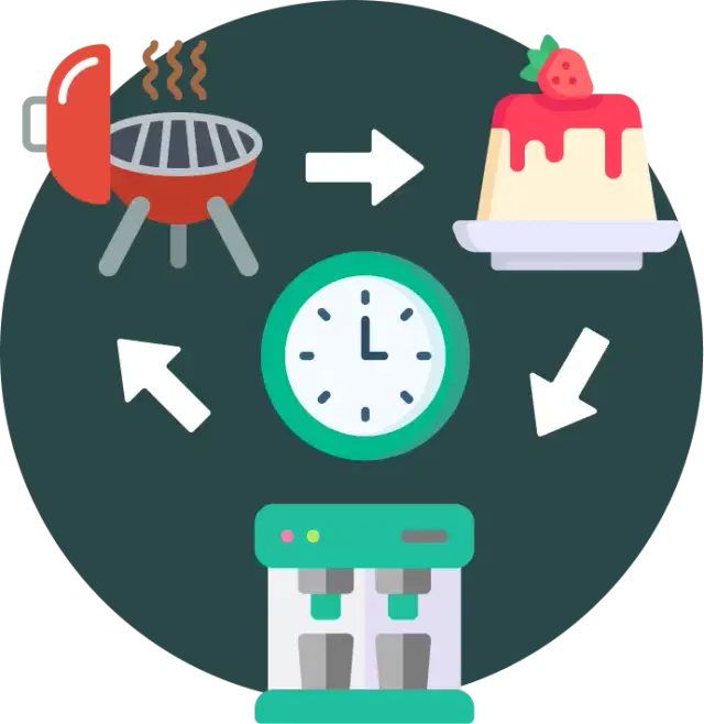 Organized Kitchen Workflow